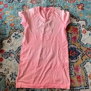 [lululemon] short sleeve pink